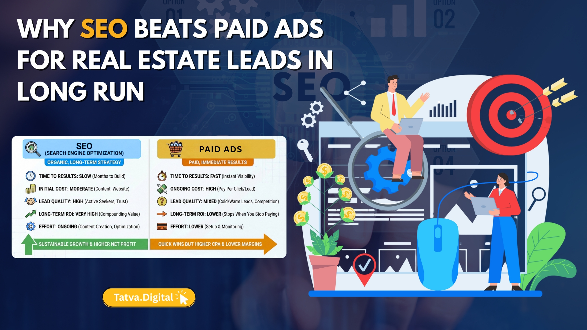 Why SEO Beats Paid Ads for Real Estate Leads in the Long Run