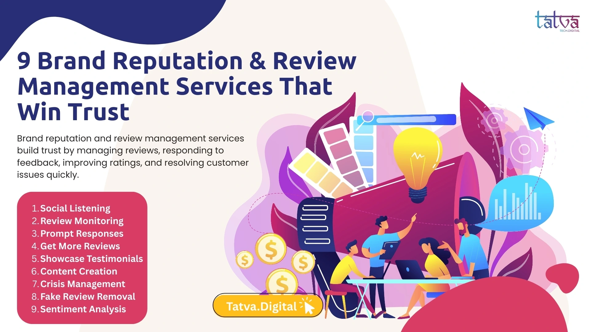 Brand reputation and review management services designed to strengthen customer trust and online credibility