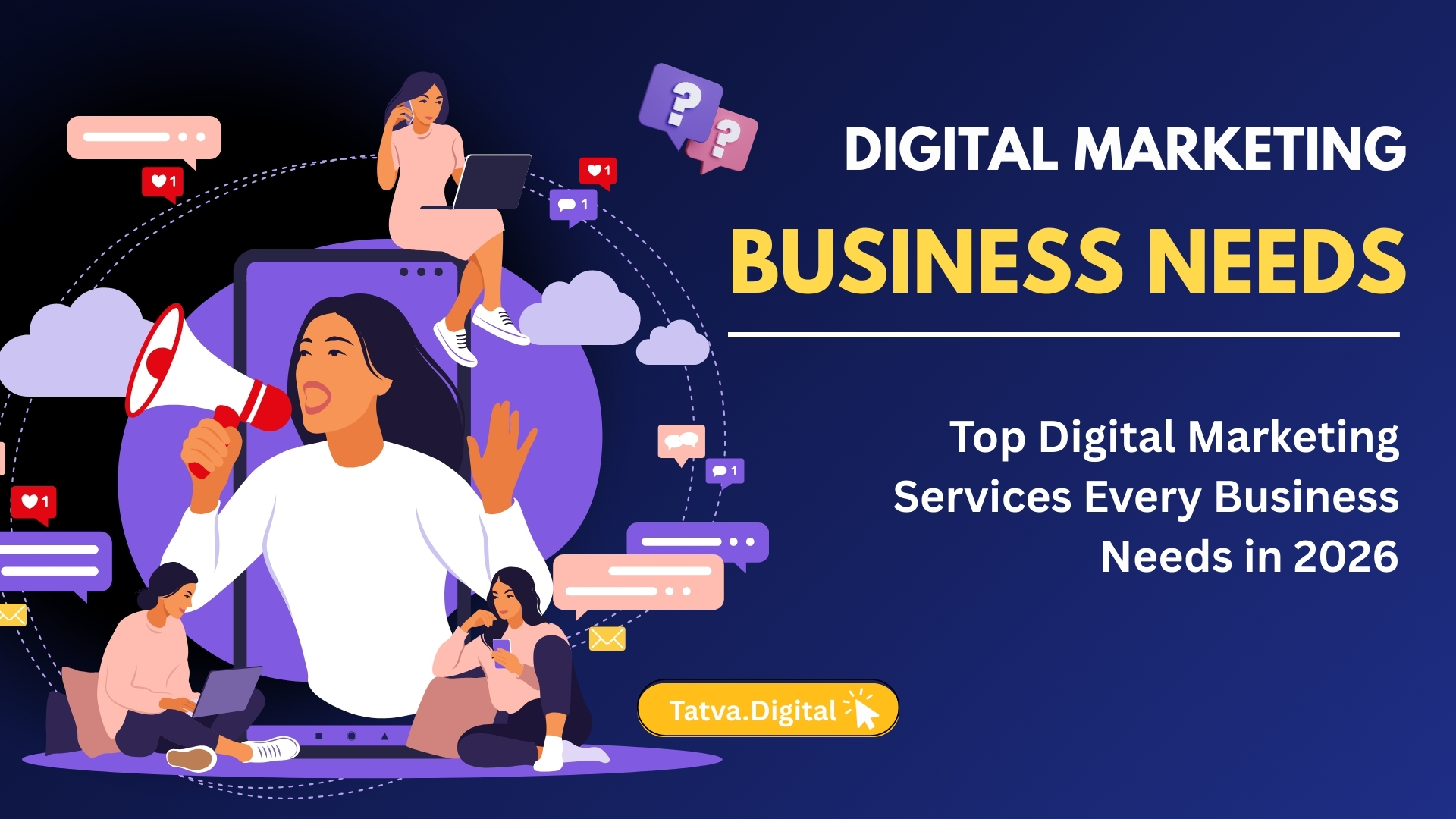 Tatvatech Digital delivering future-ready digital marketing services in 2026 to drive traffic, leads, and business growth