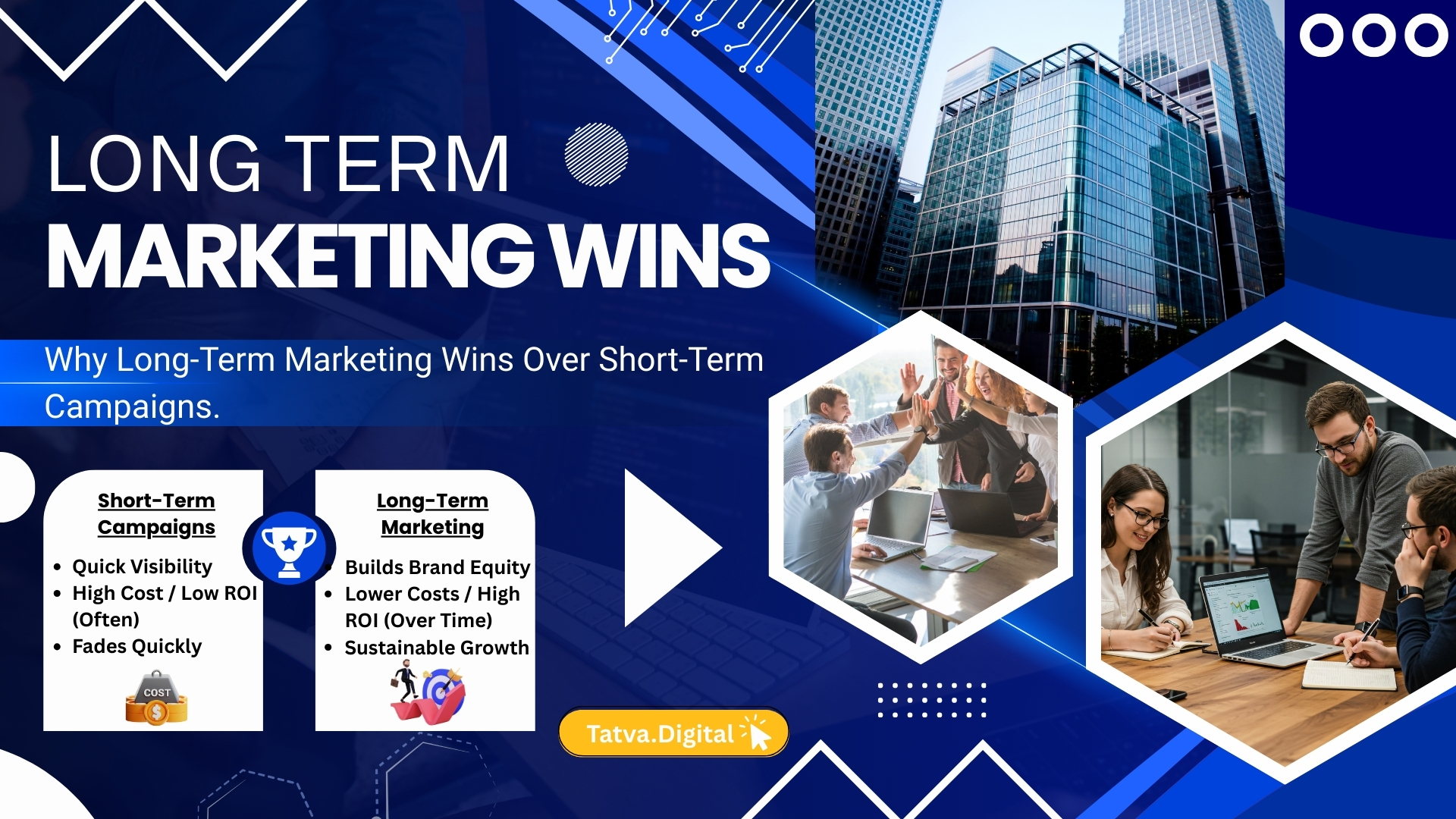 Why long-term marketing strategies deliver more sustainable growth than short-term campaigns.
