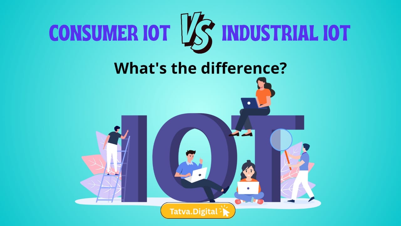 Consumer IoT focuses on convenience and lifestyle, while Industrial IoT powers automation, efficiency, and large-scale operations.